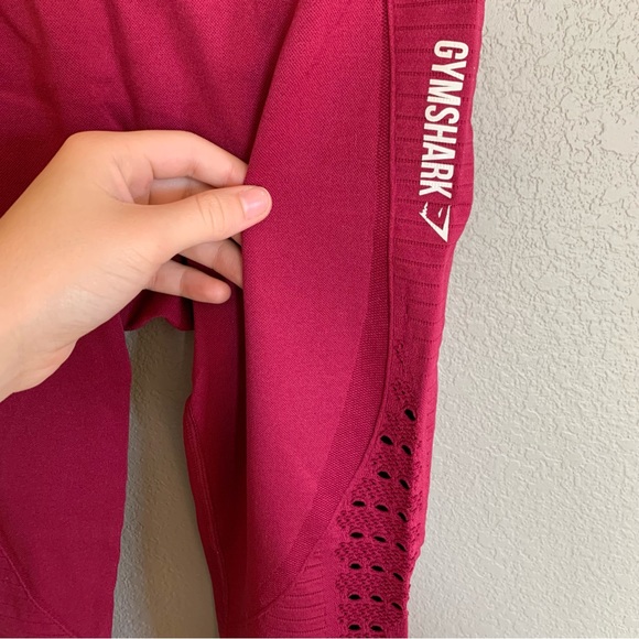 Gymshark | Seamless Sculpt Leggings | BURGUNDY- SMALL - Picture 4 of 10